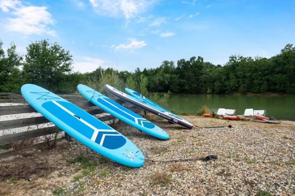 Camping Les Lacs D'Armagnac Bretagne-d'Armagnac Exterior foto